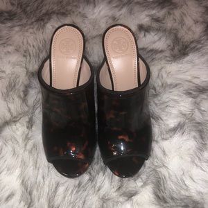 Tory Burch Tortoise Shell heels.